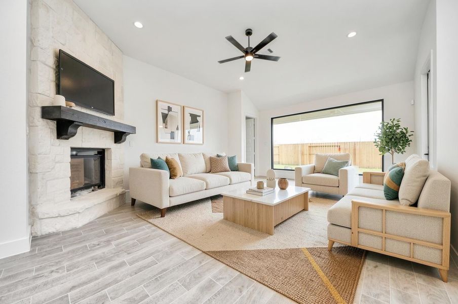 Virtually Staged - Living Room. Virtually Staged - Living Room.