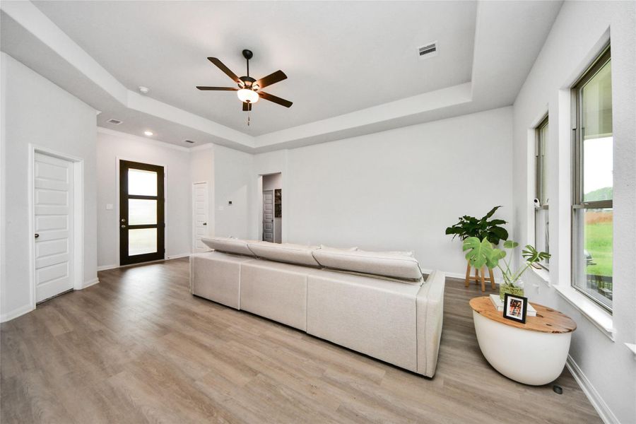 Furnished interior view inside a new home in Barton Place, Cleveland (Image 17).