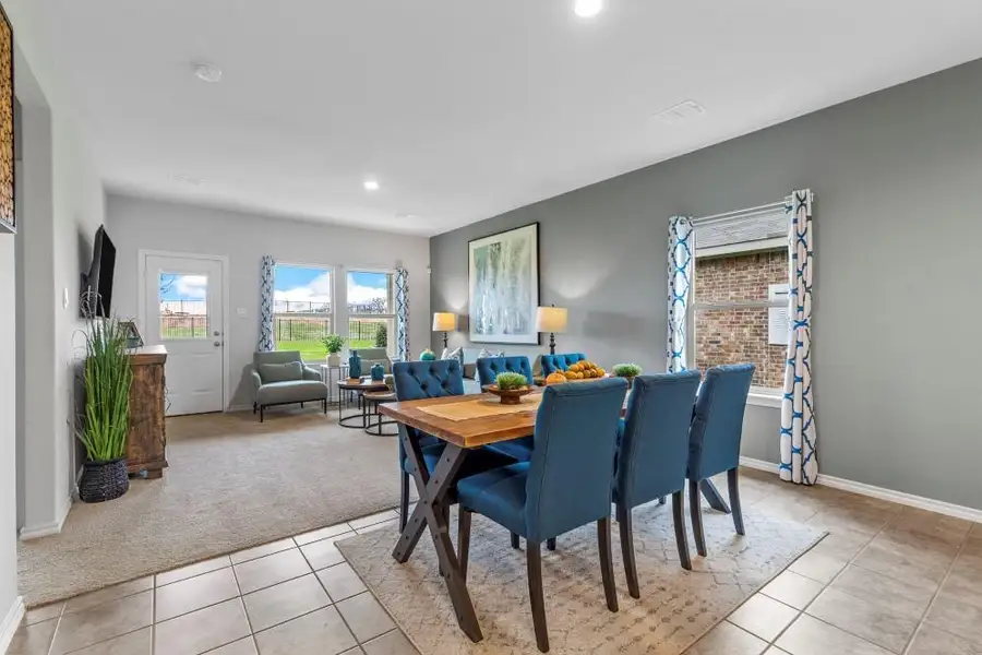 Furnished interior view inside a new home in Springhill South, Boyd (Image 5).