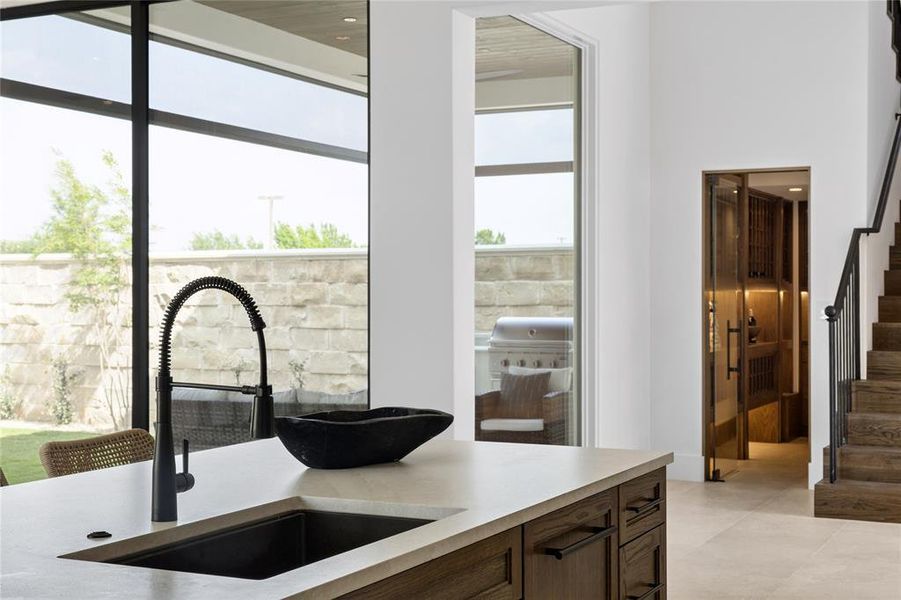 Close-up of interior finishes inside a home in Avadene at Las Colinas, Irving (Image 21).