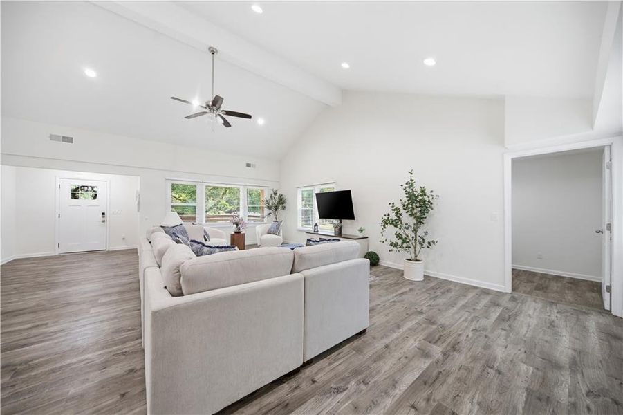 Furnished interior view inside a new home in , Decatur (Image 12).