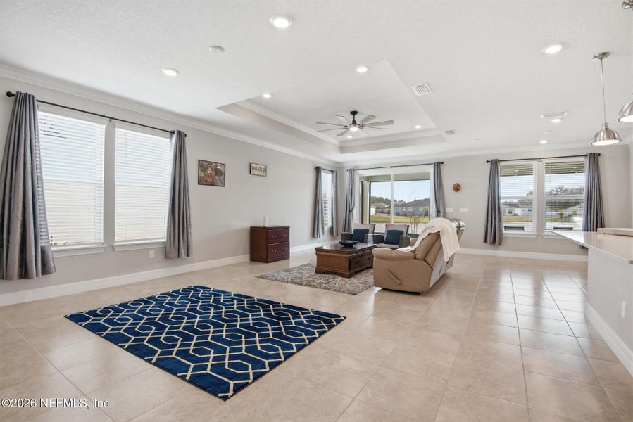 Furnished interior view inside a new home in , St. Augustine (Image 16).