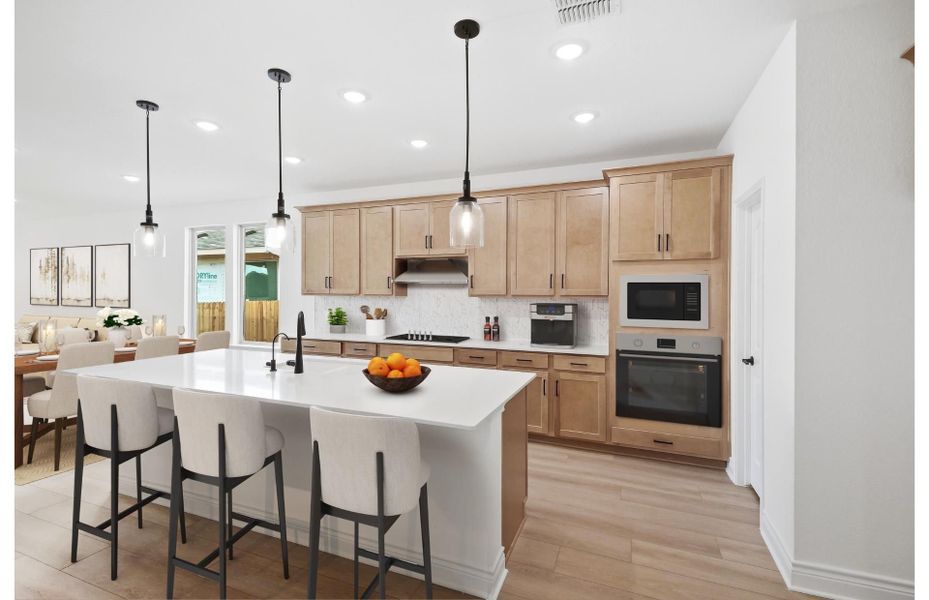 Representative furnished interior of a home built from the Fairweather by Pulte Homes in Bison Ridge, San Antonio (Image 10).
