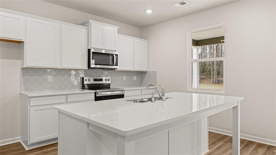 Furnished interior view inside a new home in Jackson Landing, Jefferson (Image 32).