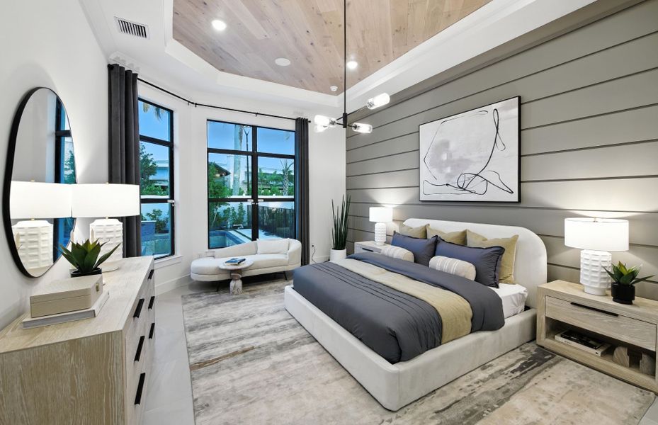 Owner's Suite Overlooks the Backyard