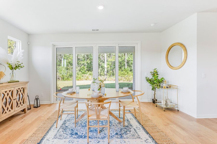 Furnished interior view inside a new home in Rivers Reach, Yemassee (Image 19).