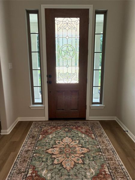 Interior view of foyer