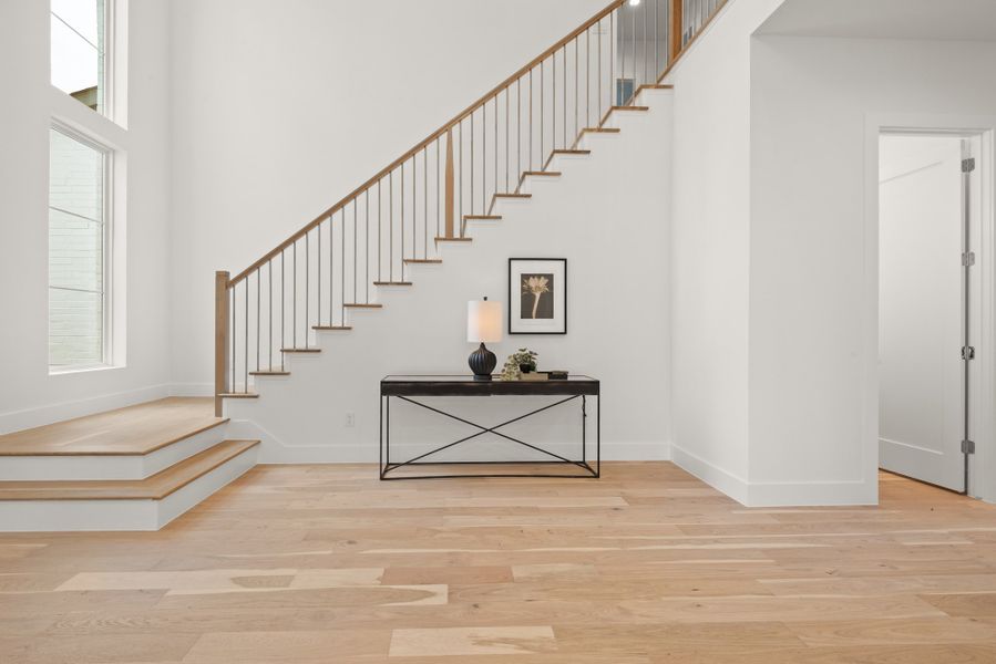 Furnished interior view inside a new home in , Dallas (Image 30).