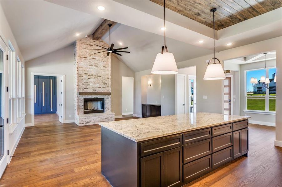 Furnished interior view inside a new home in , Weatherford (Image 4).