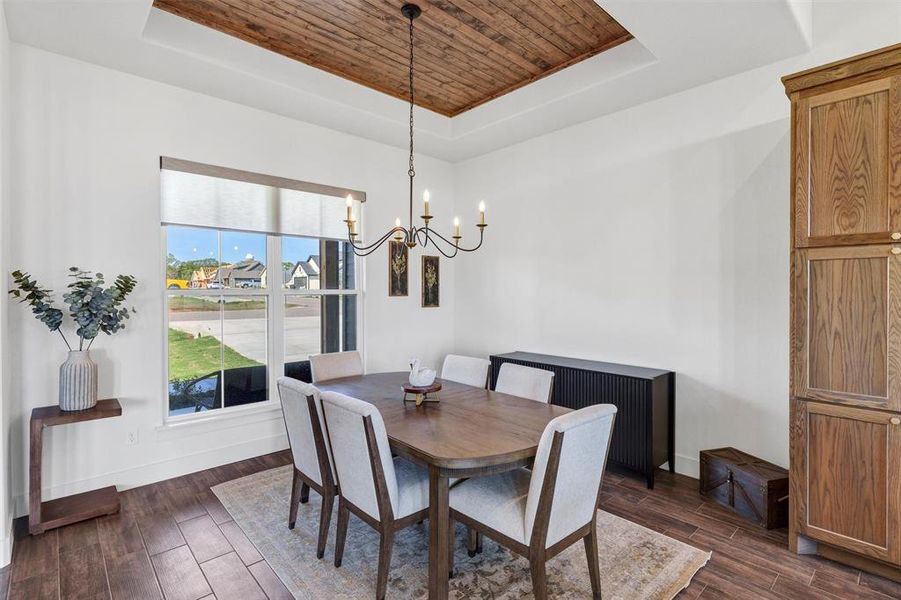 Furnished interior view inside a new home in , Tolar (Image 10).