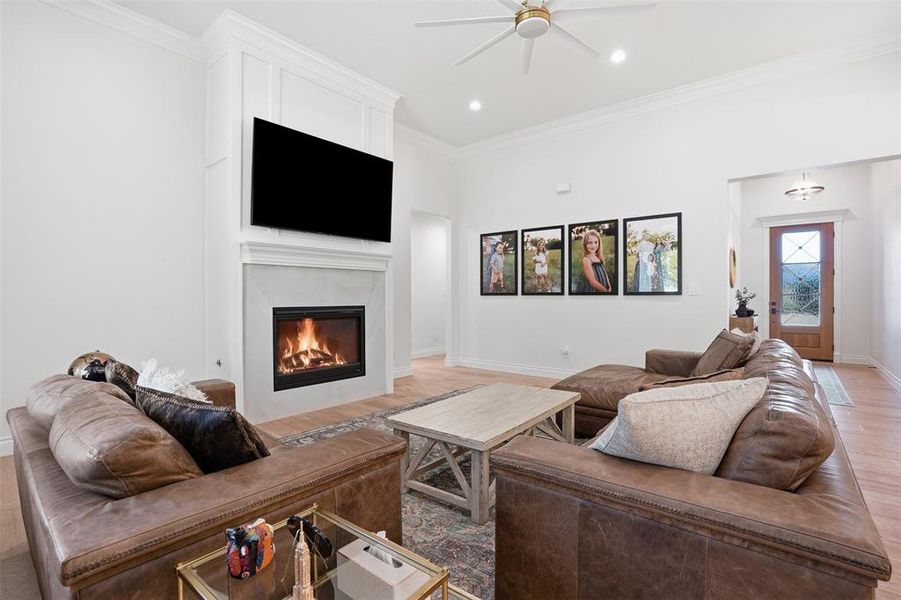 Furnished interior view inside a new home in , Azle (Image 8). Furnished interior view inside a new home in , Azle (Image 8).