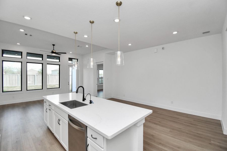 Furnished interior view inside a new home in Arabella on the Prairie: Premier Collection, Richmond (Image 10).