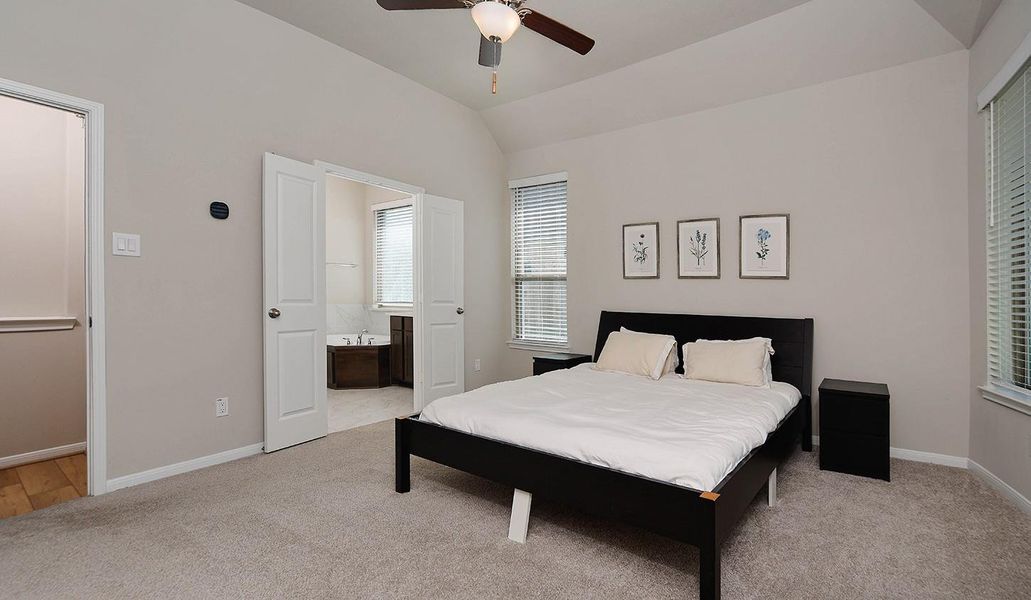 Furnished interior view inside a new home in The Meadows at Imperial Oaks, Conroe (Image 4).