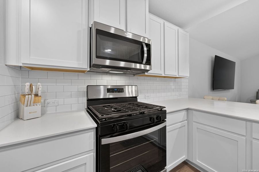 Furnished interior view inside a new home in Riverstone at Westpointe, San Antonio (Image 47).