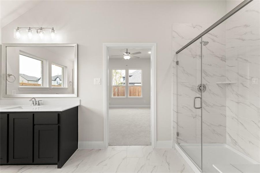 Furnished interior view inside a new home in Meadow Run, Melissa (Image 3). Furnished interior view inside a new home in Meadow Run, Melissa (Image 3).