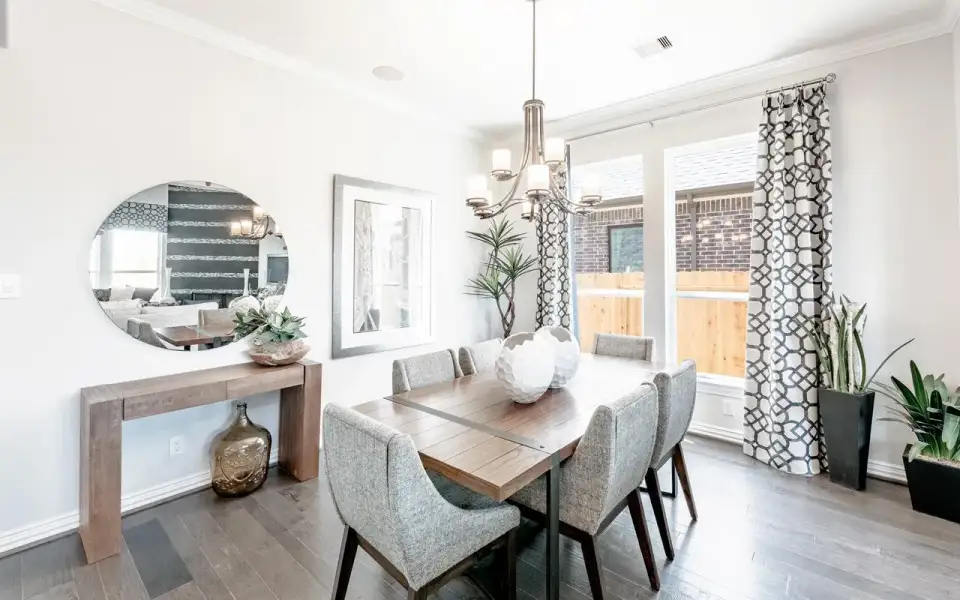 Furnished interior view inside a new home in High Park Hill, Arrington (Image 11).