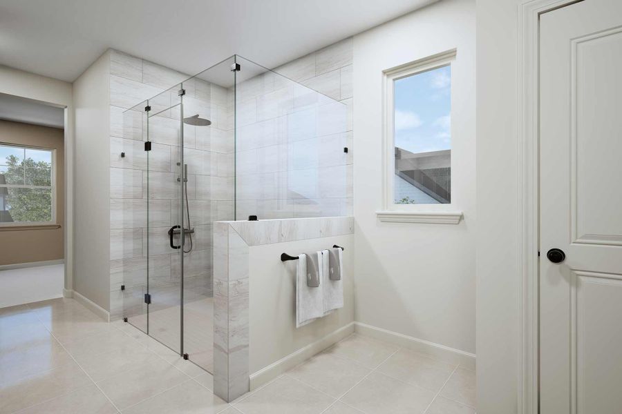 The Simsbury - Optional Super Shower