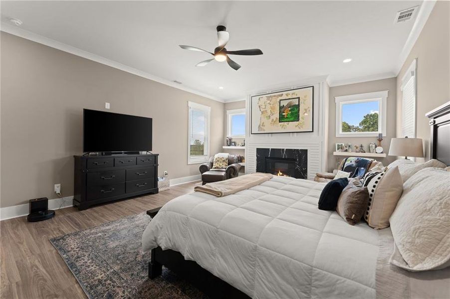 Furnished interior view inside a new home in , Dawsonville (Image 31).