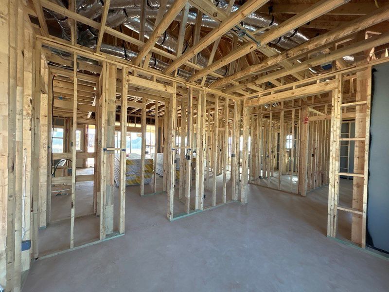 In-progress construction of a new home in Creekview Addition, Van Alstyne, TX (Image 6).