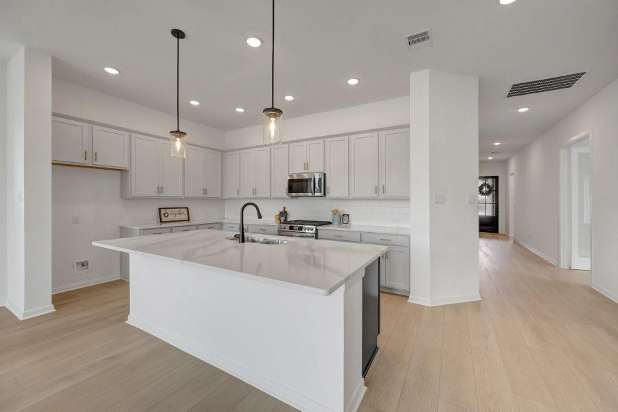 Furnished interior view inside a new home in Jordan Ranch - Terrace Collection, Fulshear (Image 13).