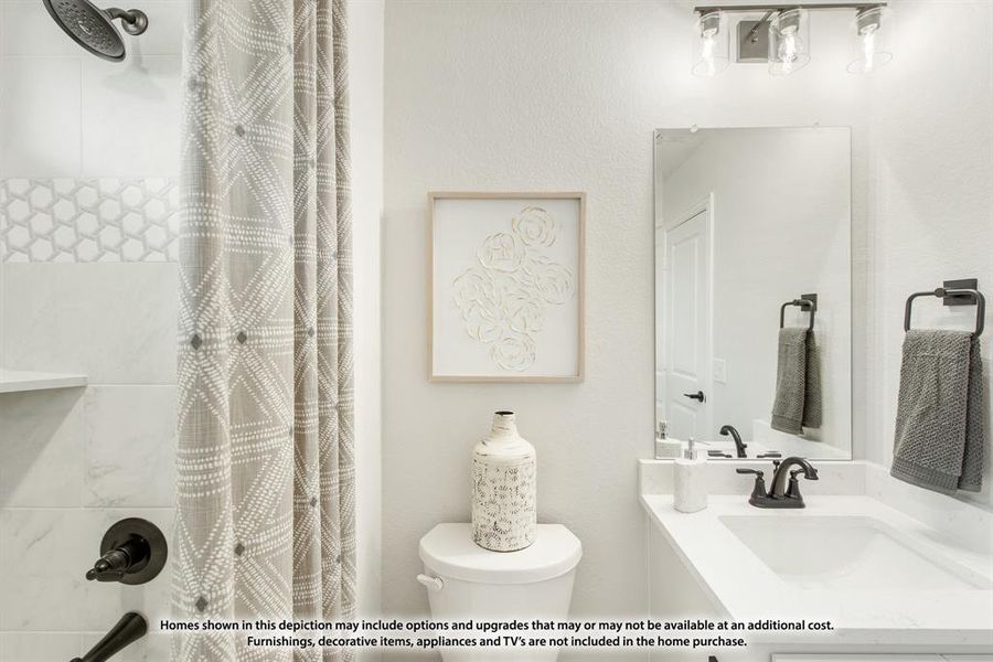 Furnished interior view inside a new home in Devonshire, Forney (Image 15).