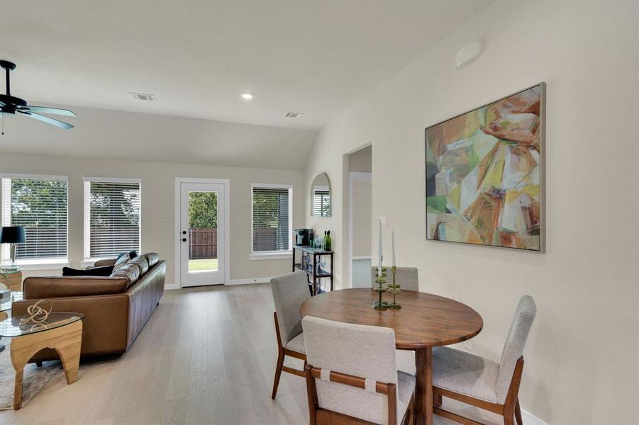 Furnished interior view inside a new home in Hadley Farms, Godley (Image 6).