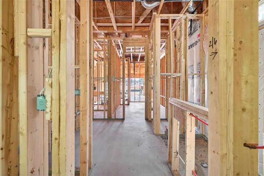 In-progress construction of a new home in , Statham, GA (Image 15).