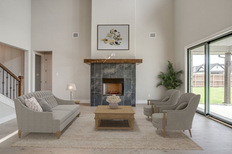 Representative furnished interior of a home built from the The Amarillo by Kenmark Homes in Paloma Ranches, Justin (Image 6). Representative furnished interior of a home built from the The Amarillo by Kenmark Homes in Paloma Ranches, Justin (Image 6).