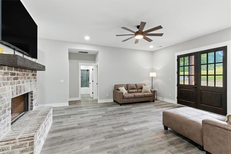 Furnished interior view inside a new home in , Adairsville (Image 18).
