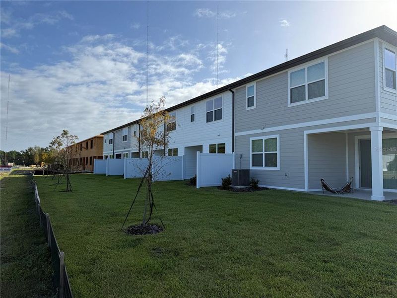 Exterior details and patio area of a home in Montague Chase, Tampa (Image 3).