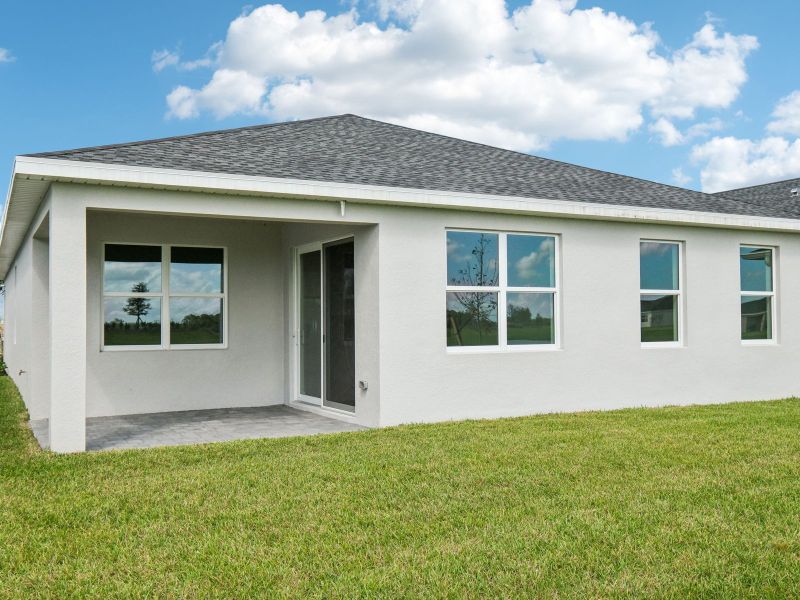 Exterior of the Bergamo floorplan at 11306 NW Firefly Court