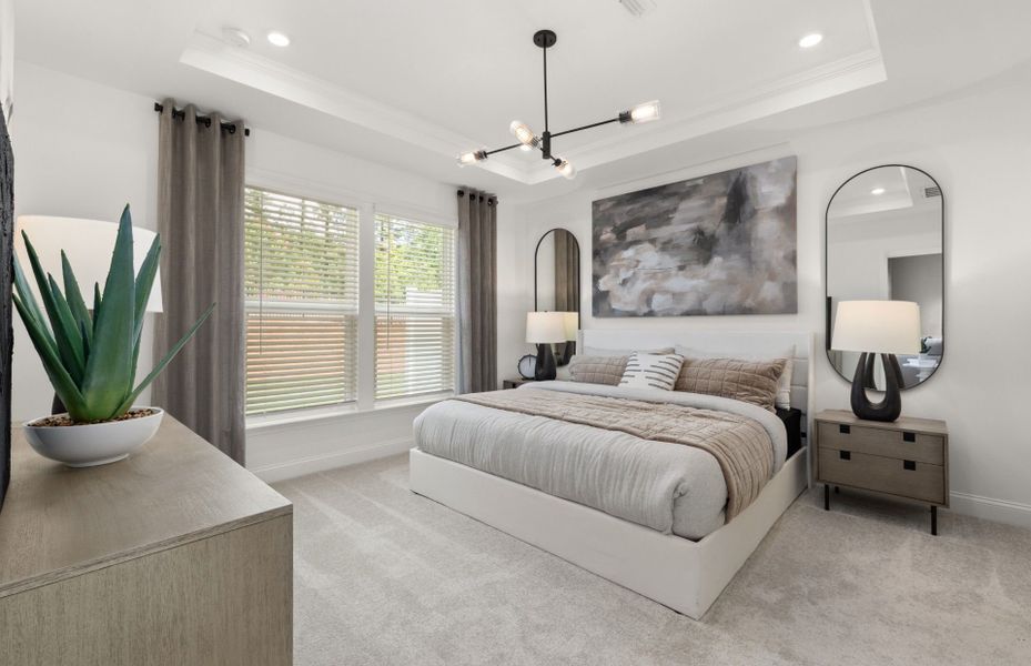 Furnished interior view inside a new home in Carolina Overlook, Clayton (Image 9).