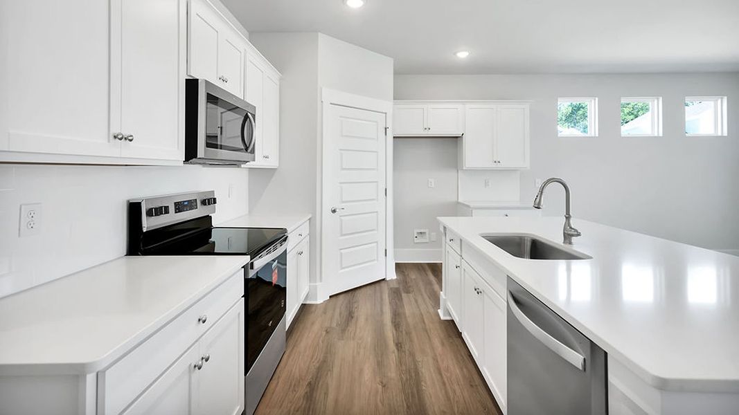 Furnished interior view inside a new home in The Haven at Indigo Preserve, Leland (Image 6).