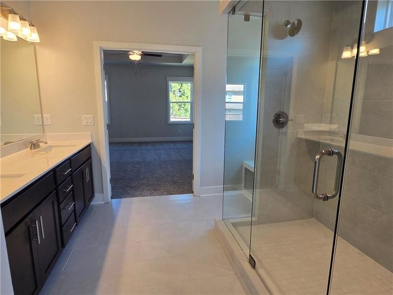 Furnished interior view inside a new home in Pinecrest Ridge, Dacula (Image 18). Furnished interior view inside a new home in Pinecrest Ridge, Dacula (Image 18).