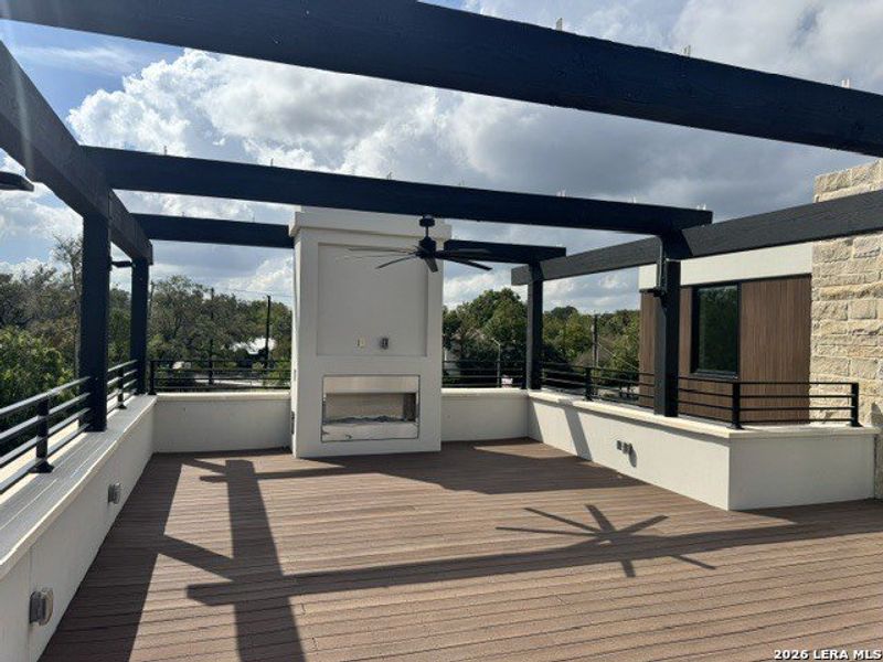 Exterior details and patio area of a home in , San Antonio (Image 4). Exterior details and patio area of a home in , San Antonio (Image 4).