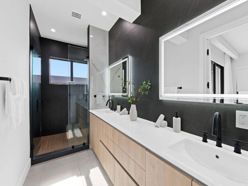 Furnished interior view inside a new home in , Fort Lauderdale (Image 17). Furnished interior view inside a new home in , Fort Lauderdale (Image 17).