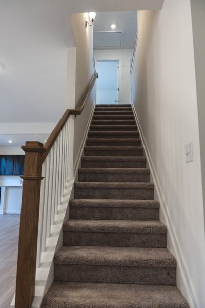 Representative unfurnished interior of a home built from the Laurel by Piedmont Residential in Meadowyn, Cartersville (Image 24).