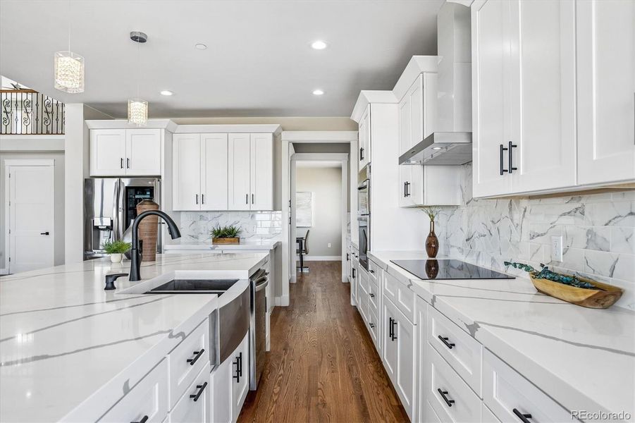 Furnished interior view inside a new home in , Hudson (Image 29).