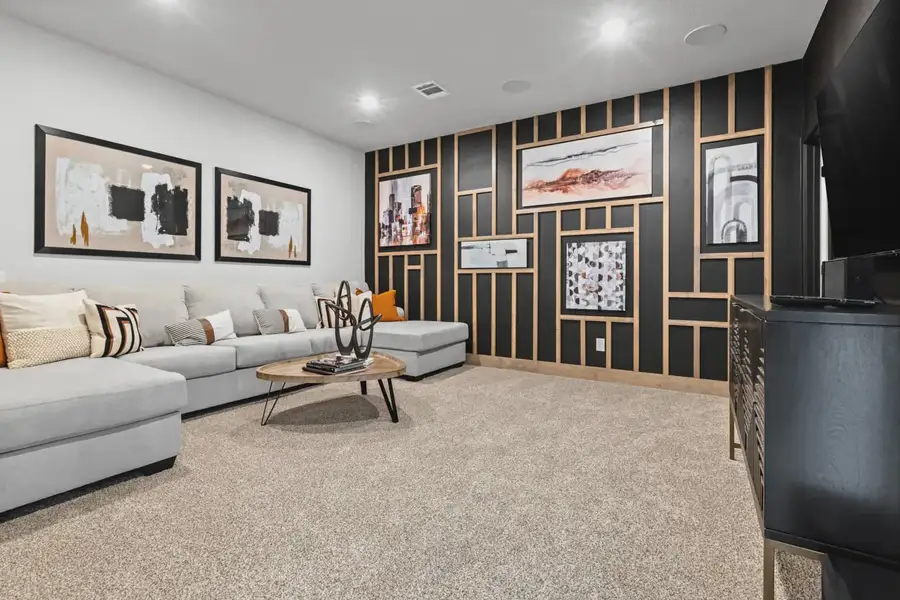 Representative furnished interior of a home built from the Monaco by Chesmar Homes in The Vines, Haslet (Image 8). Representative furnished interior of a home built from the Monaco by Chesmar Homes in The Vines, Haslet (Image 8).