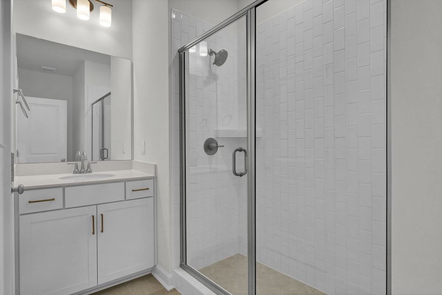 Furnished interior view inside a new home in Grand Park, Leland (Image 12).