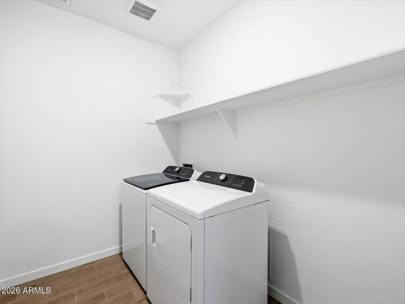 Included Washer & Dryer