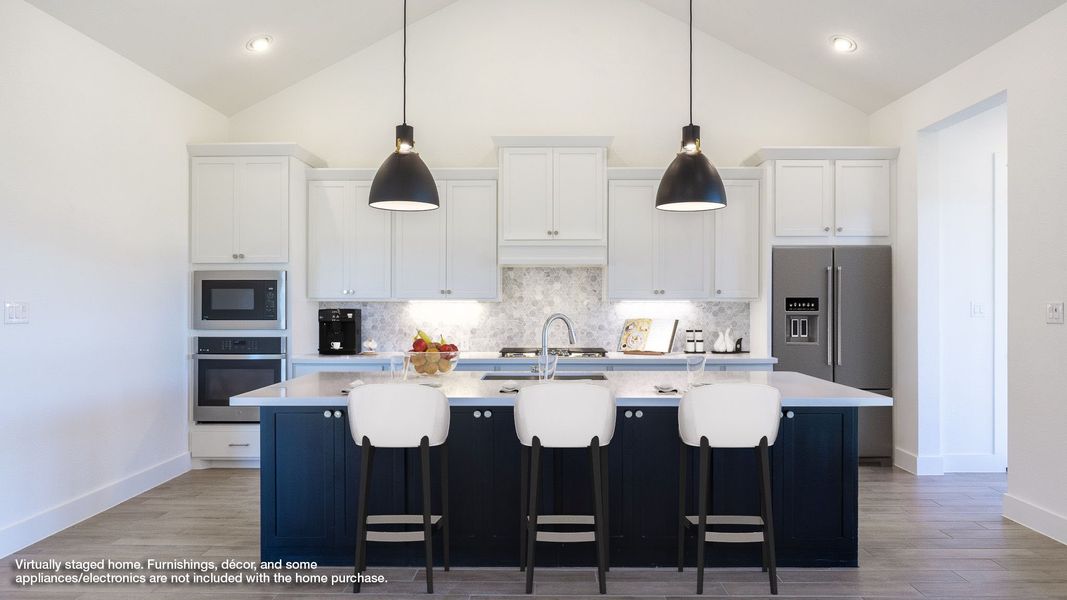 Furnished interior view inside a new home in Nolina 60', Georgetown (Image 3).