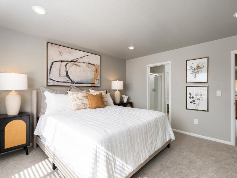 Furnished interior view inside a new home in York Station, Thornton (Image 8).