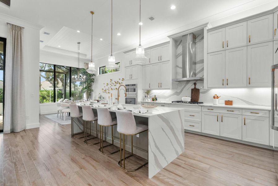 2D floor plan layout for the Indigo by GHO Homes in Seaglass, Vero Beach, FL (Image 94).