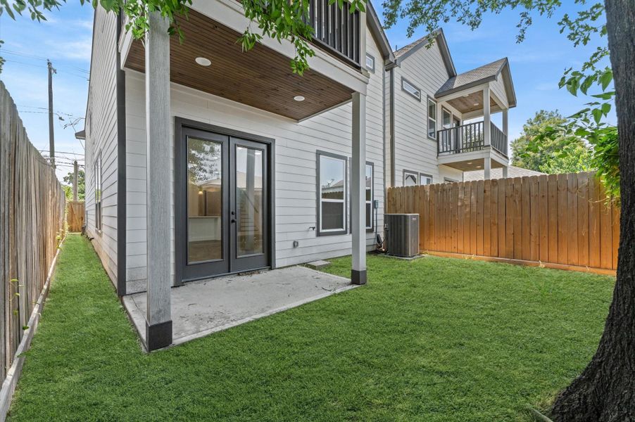 Exterior details and patio area of a home in , Houston (Image 23). Exterior details and patio area of a home in , Houston (Image 23).