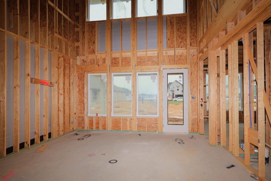 In-progress construction of a new home in Jubilee 50′, Hockley, TX (Image 27).