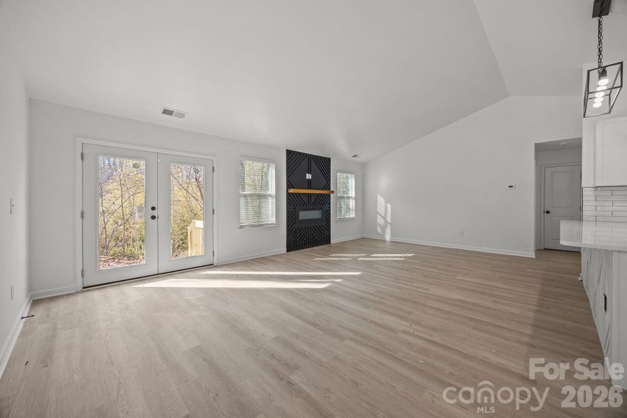 Spacious, unfurnished interior of a new home in , Albemarle (Image 38).