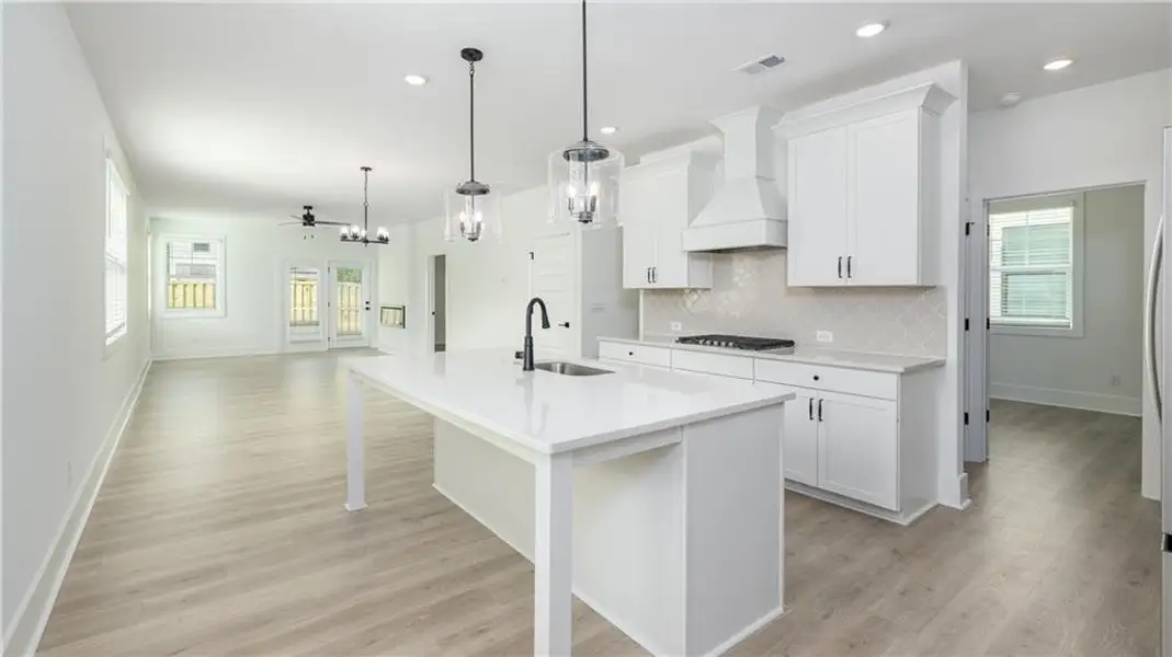Furnished interior view inside a new home in The Village at Sandy Plains, Marietta (Image 5).