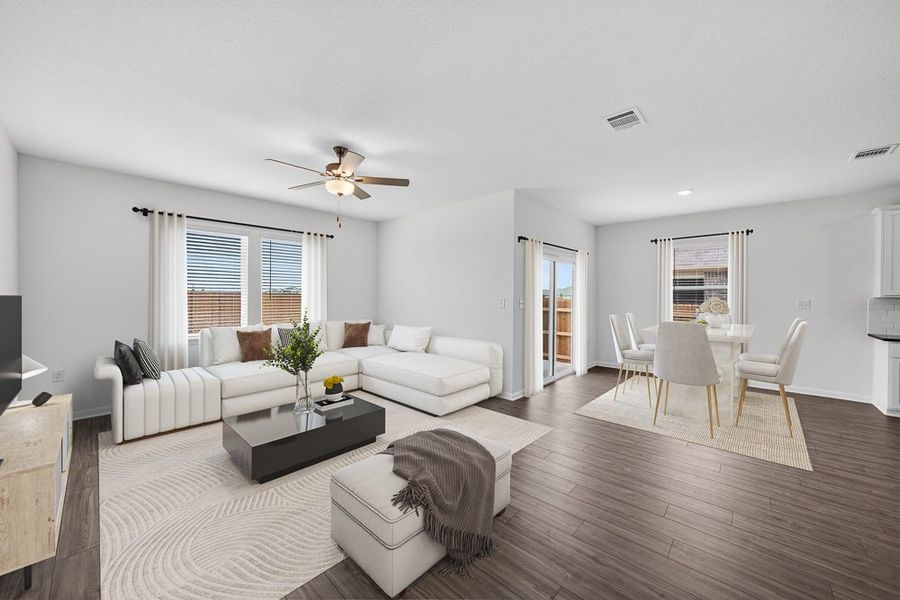 Furnished interior view inside a new home in Lisso, Pflugerville (Image 4).