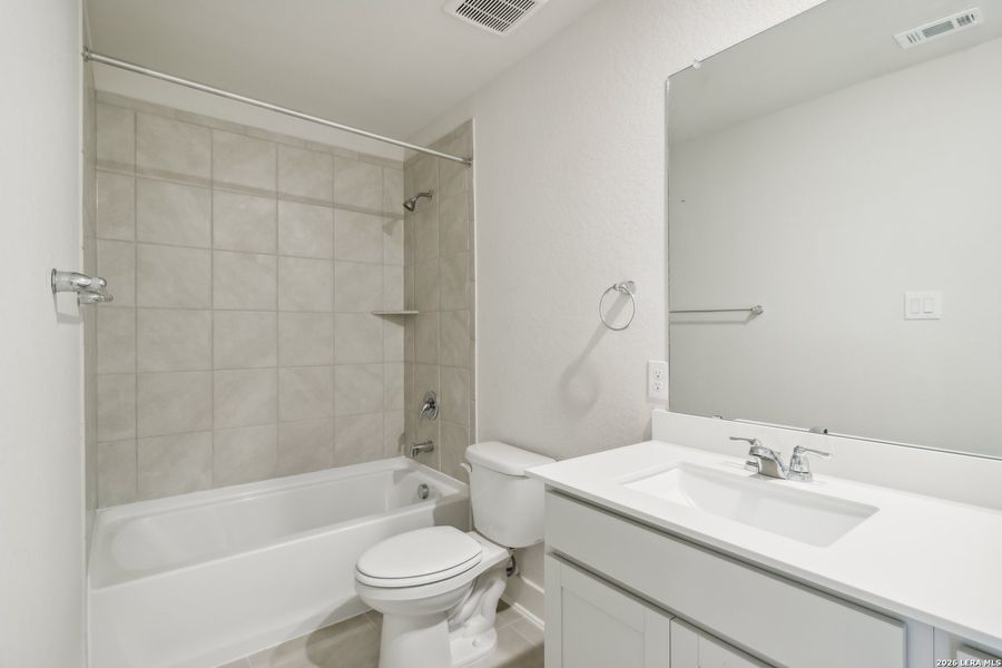 Furnished interior view inside a new home in Comanche Ridge, San Antonio (Image 14).